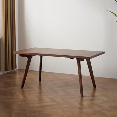 Multi-functional solid wood dining table