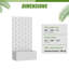 Boîte à fleurs en métal avec treillis H 59 po x L 30 po x l 12 po-1916698774