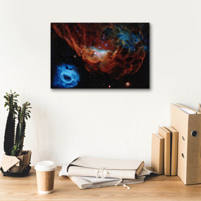 «The Cosmic Reef NGC 2014 and NGC 2020» par Hubble Space Telescope, art mural sur toile