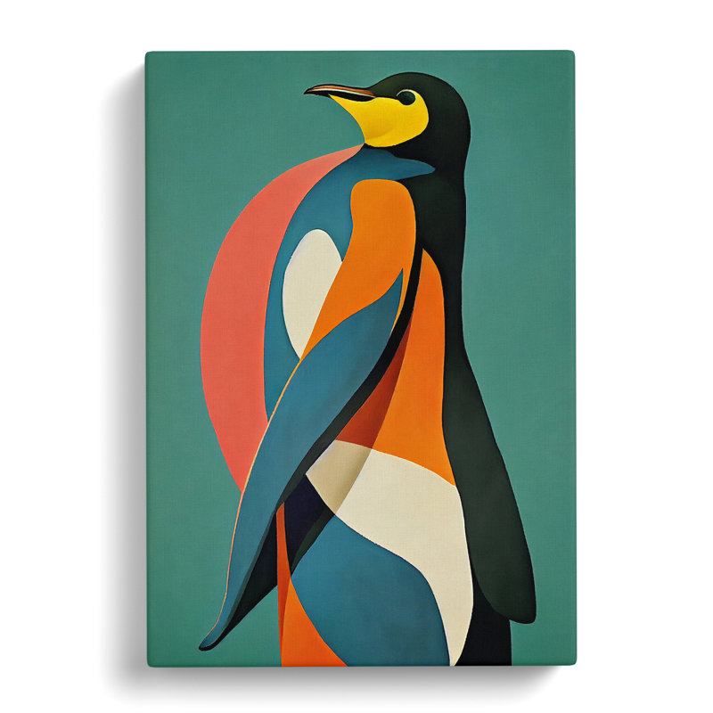CAN-V0523-1800X Penguin Contemporary Vol.1 - Wrapped Canvas Print, 50cm H x 35cm W