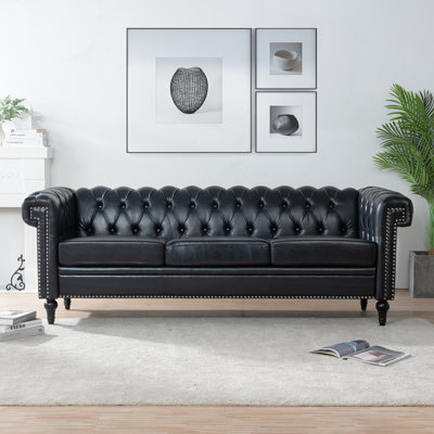 Sarang 83.5'' Rolled Arms Chesterfield Sofa -  Alcott HillÂ®, 47CB54F063FA4DAD9DA0CC6D08DBCDF5