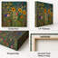Art mural sur toile Sunlit Garden Field-79548770
