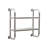 Linndale 2 Piece Tiered Industrial Pipe Shelves