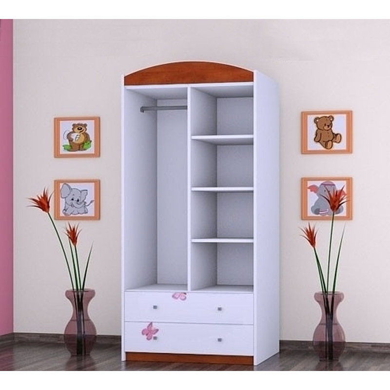 Holton 2 Door Wardrobe, Red