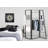 Brookdene 65'' W x 72'' H 3 - Panel Metal Folding Room Divider