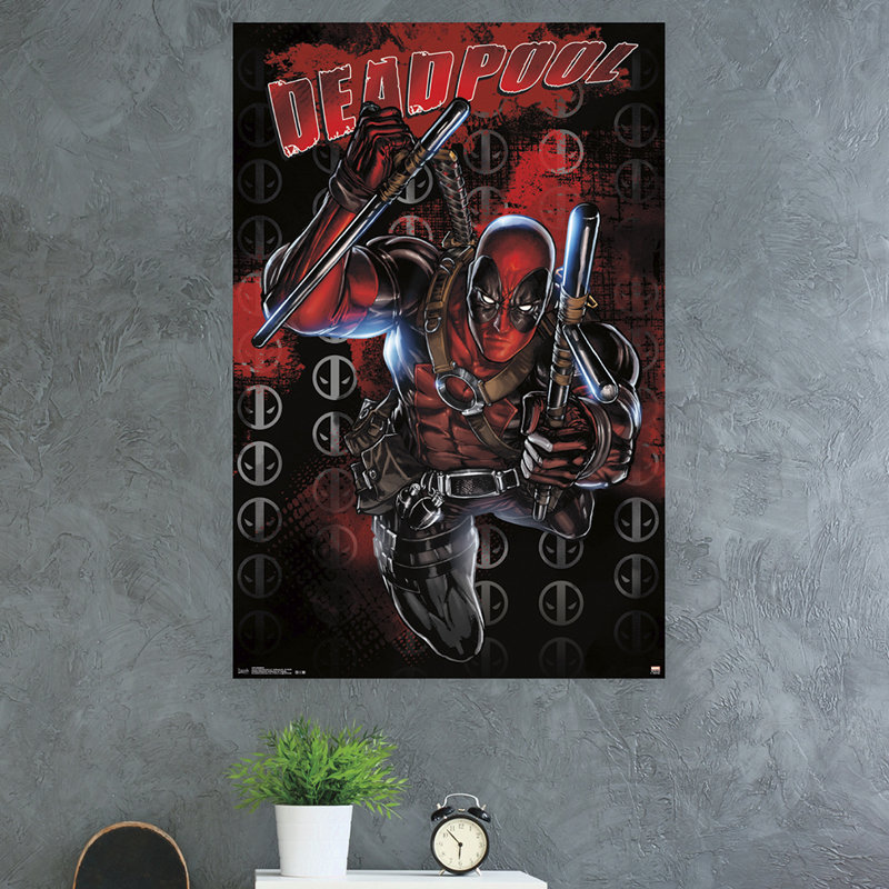 Impression sur papier deadpool