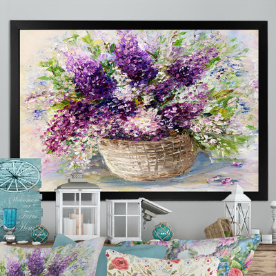 " Still Life Lavender Bouquet "