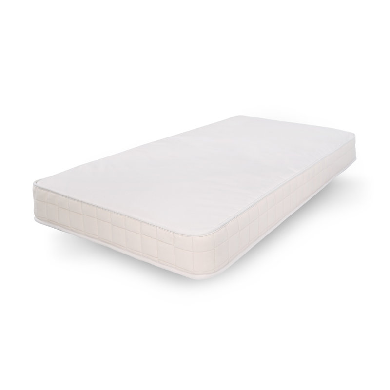 Twin Organic Cotton Innerspring Mattress with Latex Foam