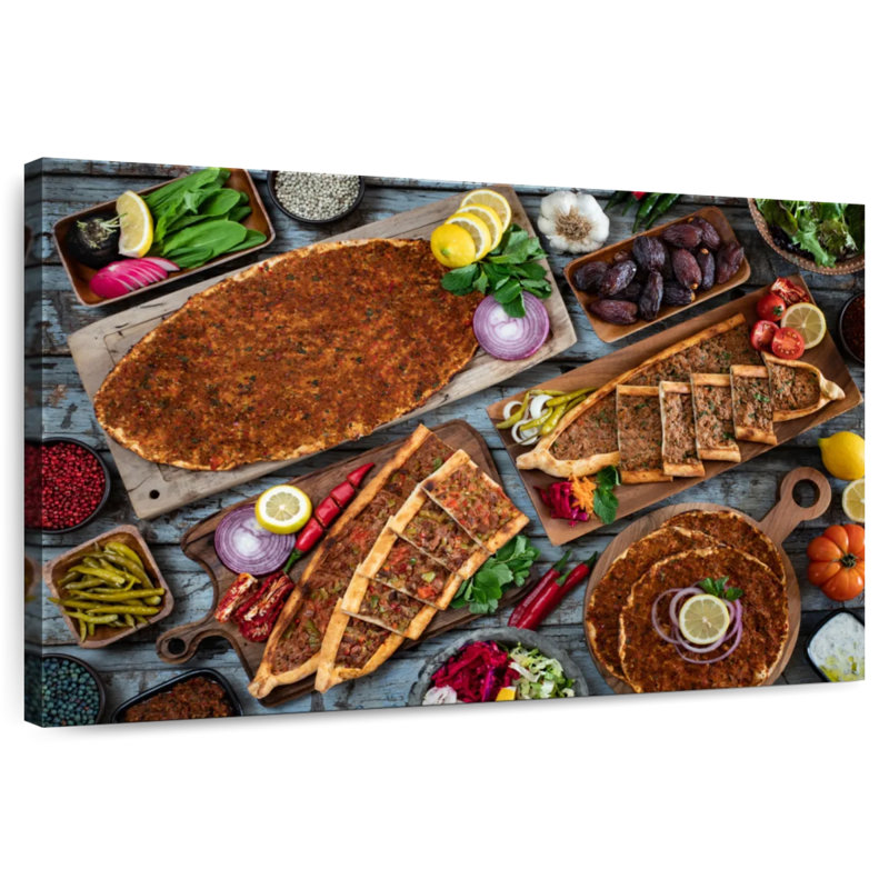 Table de cuisine turque Yarlin, H 30 po x l 45 po