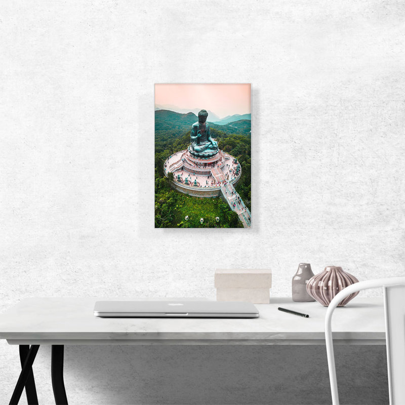 Reproduction de photo sur toile tendue, "Bouddha Tien Tan", Hongkong, Chine, H 18 po x l 12 po x 1,5 po