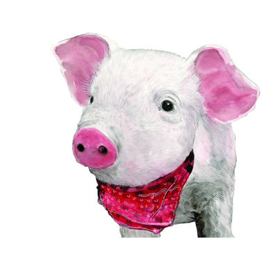 13Pcs High Quality dream Pink suit Gouache Painting brush pen pig