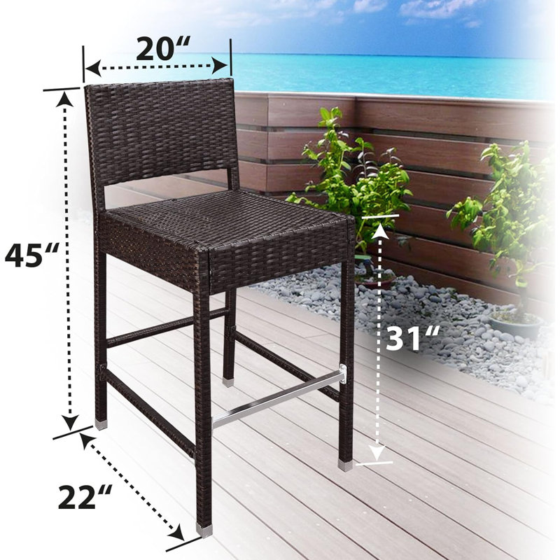 Rissanen Outdoor 31'' Bar Stool