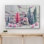 «Christmas Holiday Celebration», impression sur toile tendue