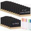Mini Chalkboard Signs With Stand, 16 Pack Reusable Wooden Tabletop Chalkboard 4 X 3 Inch, Buffet Food Signs For Party Black Mini Tabletop Sign For Restaurant, Wedding And Bar Countertop