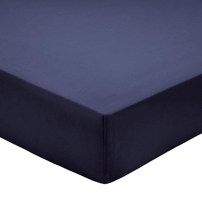 Pima 200 Thread Count 100% Cotton Percale Fitted Sheet, Green, Single (3')