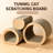 3-In-1 Cat Scratching Post Tunnel Interactive
