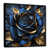 Toile avec cadre flottant noir