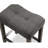 Set Of 2 Button Tufted Counter Height Saddle Stool-706407697