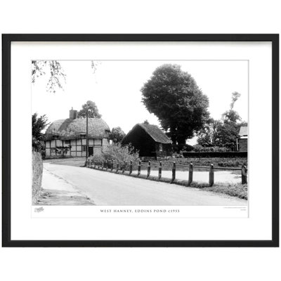 West Hanney, Eddins Pond C1955 by Francis Frith - Single Picture Frame Print
