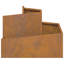Garden Planter Brown 50 Cm Weathering Steel-423547057