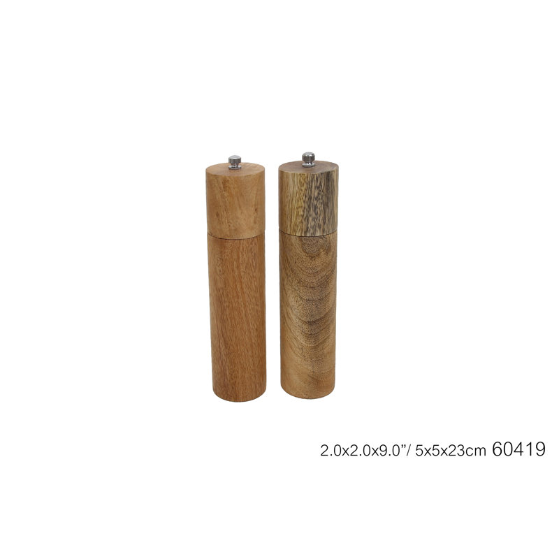 Timber Grind Salt & Pepper Mills, Brown