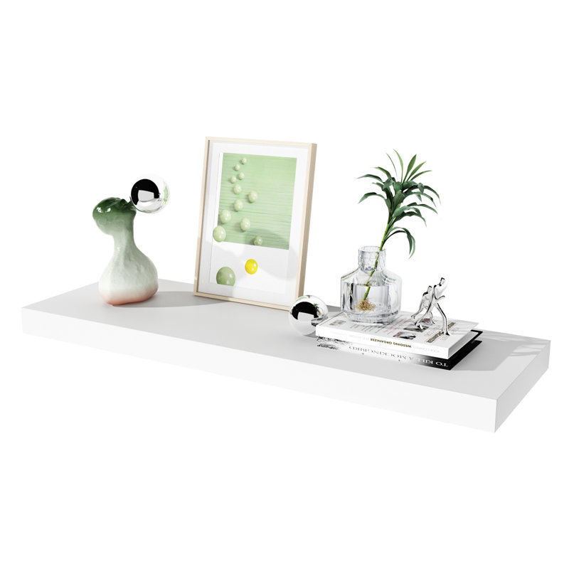 Tyechia Floating Shelf, 2" H x 47.2" W x 11.8" D