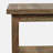 Pembroke Reclamation Rustic Reclaimed Solid Wood Square End Table With Storage Shelf
