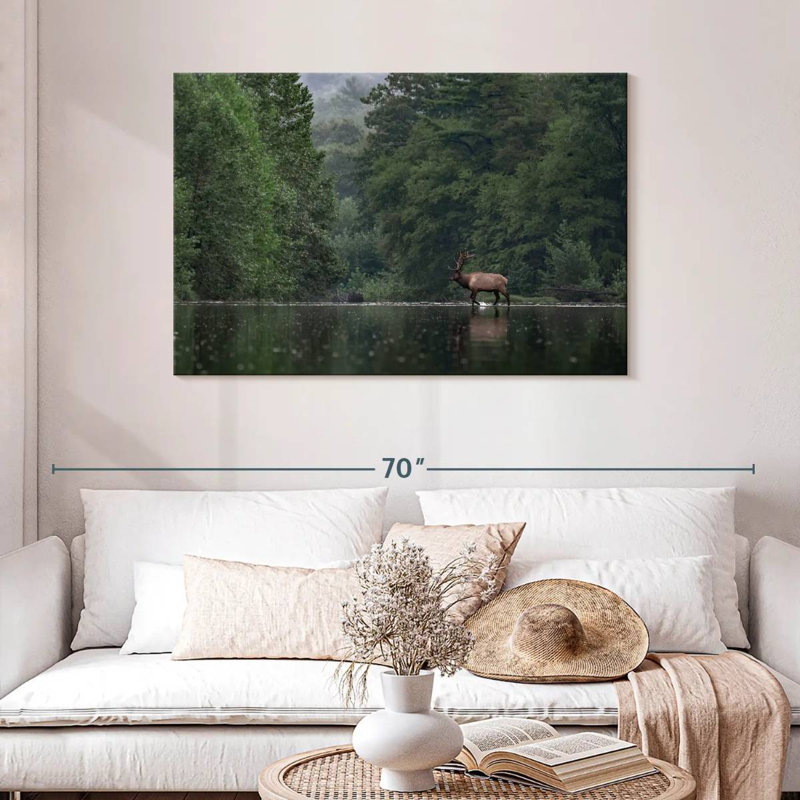Brampt Elk Journey, 30" H x 45" W