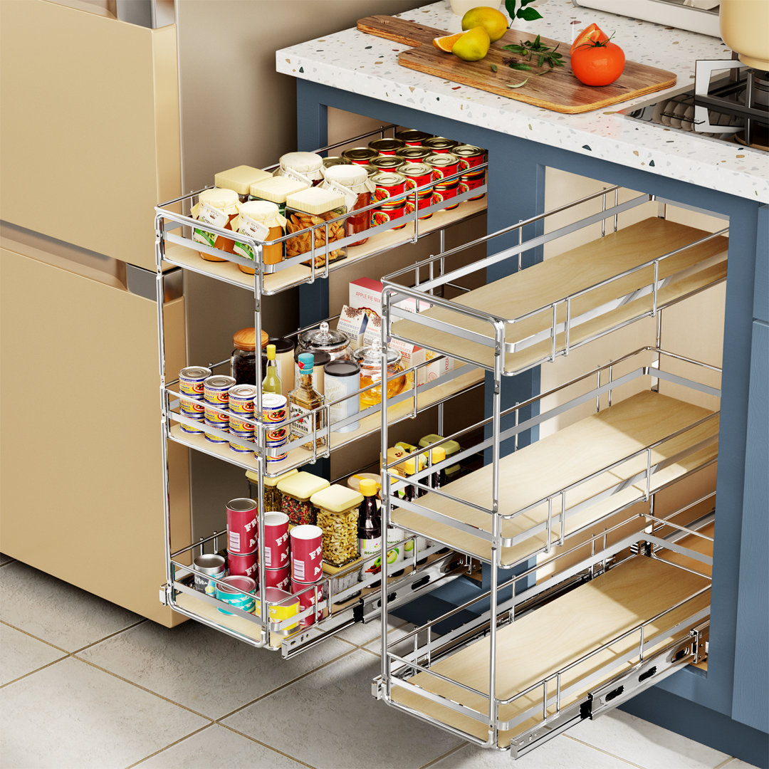 Rashun Steel Pull Out Drawer Rebrilliant 