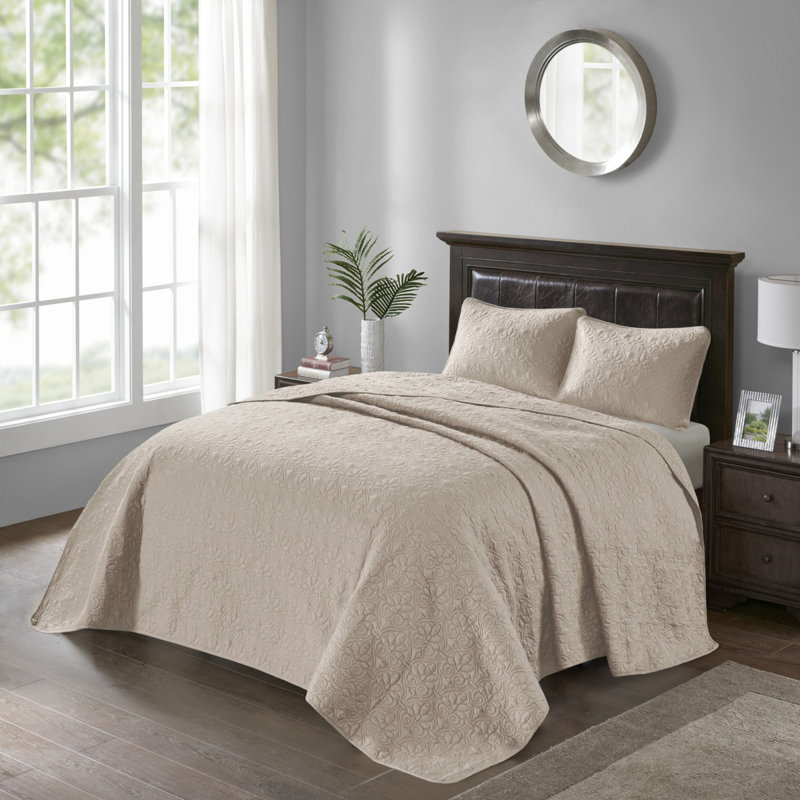 Ensemble de courtepointe réversible Cozy Kaki