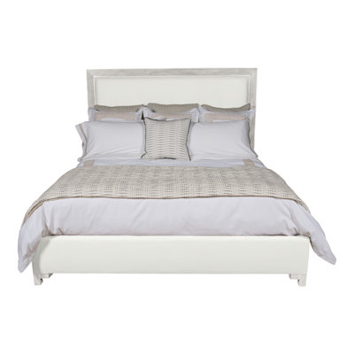 Louise/Lawrence King Upholstered Low Profile Panel Bed