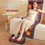 Lit de table de massage professionnel 68,9 pouces brun - 54 nœuds de massage et coussin de cou amovible, conception pliable