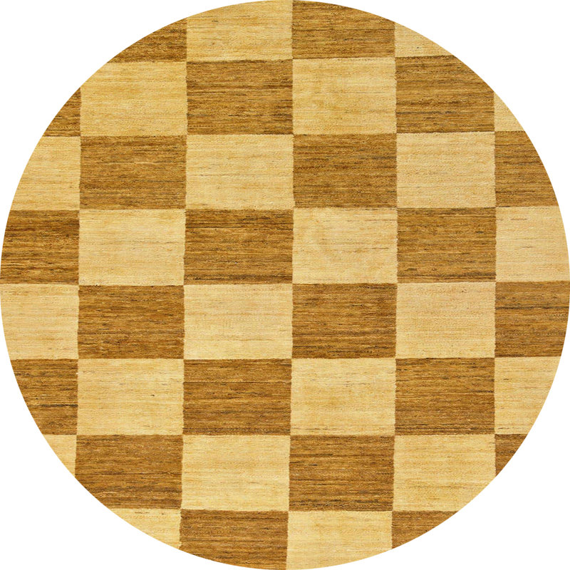 Tapis abstrait moderne 123, Rond 8 pi
