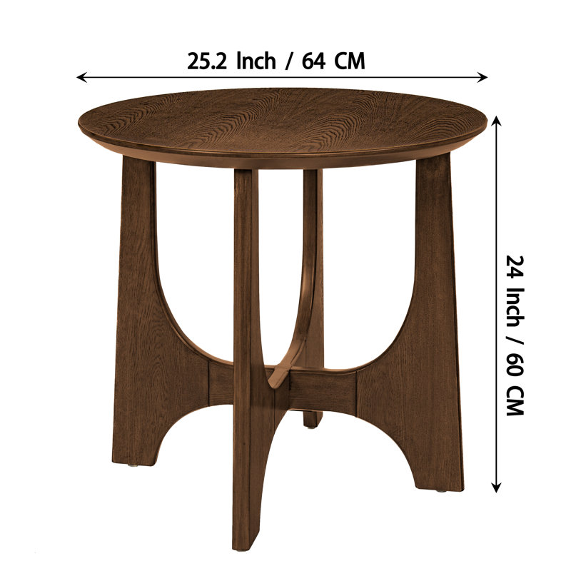 Ensemble de tables basses 2 pièces, Dark Walnut