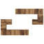 TV Cabinet Set Wall-Mounted 8 Pcs-1758904371
