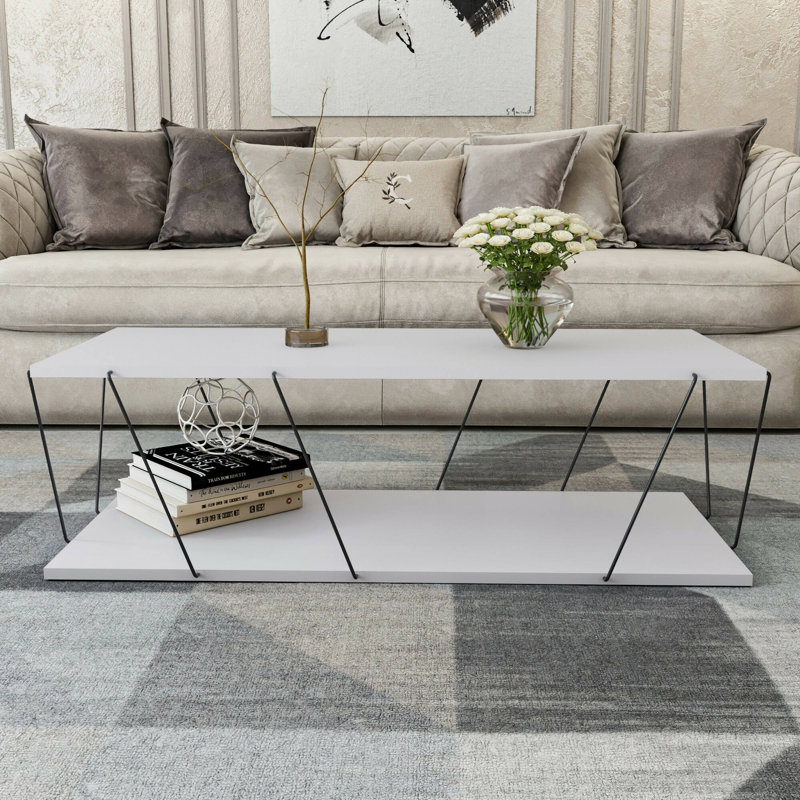 Cantalupo Coffee Table, White