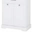 Armoire de rangement autoportante avec tablette réglable et panier à linge-215357215