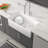 Farmhouse Apron-Front Kitchen Sink Single Bowl White