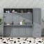 Grand lit escamotable mural avec placard, tablettes et tiroirs-1614418829-1614418830