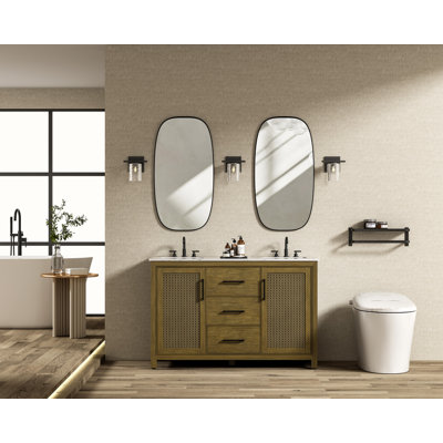 Meuble-lavabo double 54 po