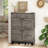 Farmhouse 16 Pair Shoe Cabinet with 2 Storage Drawers-114287904