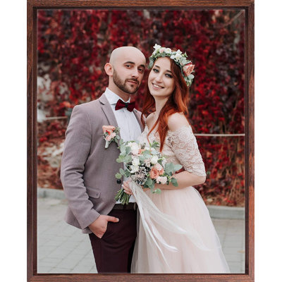 Molde Brown Wood Floater Picture Frame