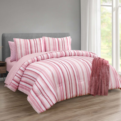 Vienna Stripe 8pc King Comforter Set