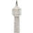 40'" Glam Bling Eifel Tower Tabletop Sculpture