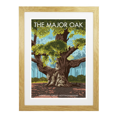 The Mjaor Oak Sherwood Forest by Stephen Millership - Print