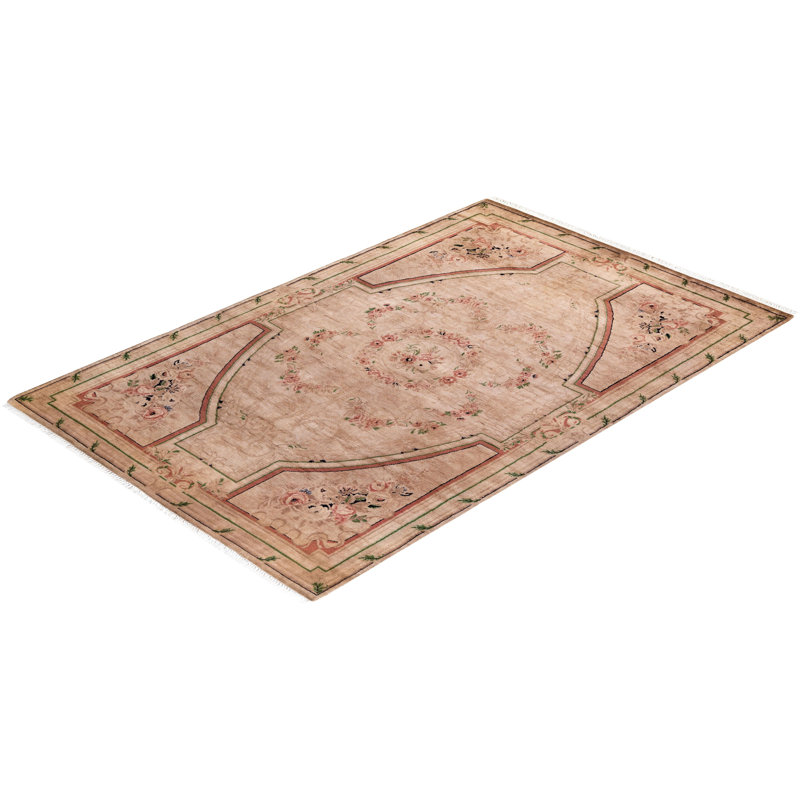 Fine Vibrance One-of-a-Kind 4' 1" X 6' 3" Hand Knotted Area Rug