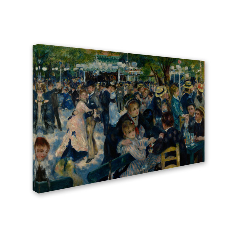 « le moulin de la galette », reproduction sur toile tendue Pierre-Auguste Renoir, 16 po x 24 po