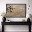 Illustration abstraite de ligne noire minimaliste, photos de salon, impression sur toile encadrée-1659948604-1659948607
