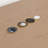 Agate Coaster with Gold Edge-1533627834