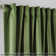 Rideau simple extra long et extra large en velours mat luxueux